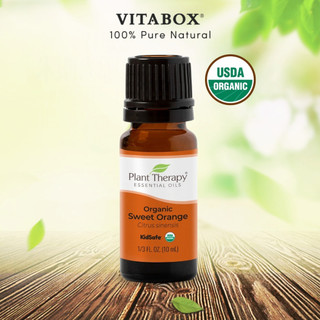 Plant Therapy - Tinh Dầu Vỏ Cam Ngọt Hữu Cơ - Orange Sweet Organic KidSafe Essential Oil - 10mL