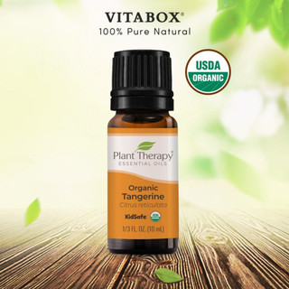 Plant Therapy - Tinh Dầu Vỏ Quýt Hữu Cơ - Tangerine Organic KidSafe Essential Oil - 10mL 30mL