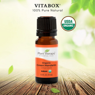 Plant therapy - tinh dầu vỏ quýt hữu cơ - mandarin organic kidsafe essential oil - 10ml