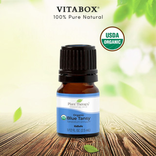 Plant Therapy - Tinh Dầu Cúc Ngải Xanh Hữu Cơ - Blue Tansy Organic KidSafe Essential Oil - 2.5mL
