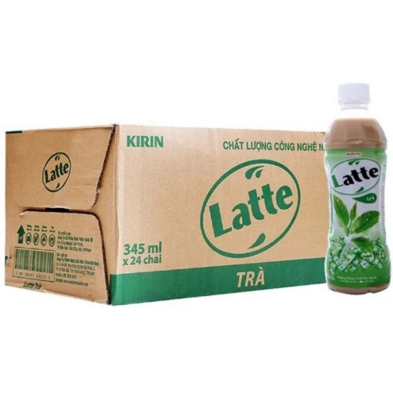 DohaMart thùng 24 chai trà sữa latte Kirin 345ml