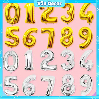 Bóng số sinh nhật size 40cm