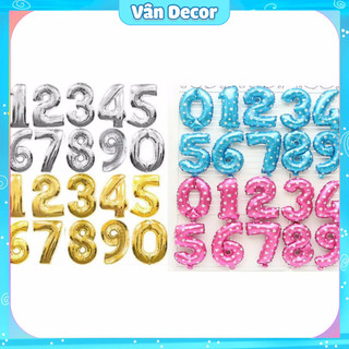 Bóng số sinh nhật size 40cm