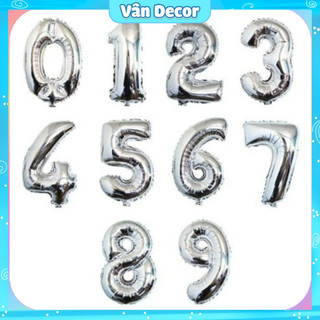 Bóng số sinh nhật size 40cm