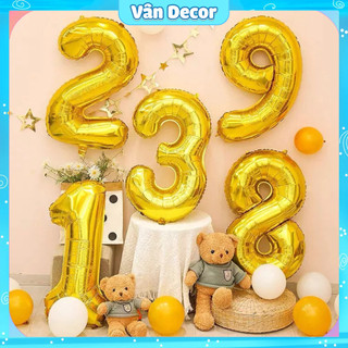 Bóng số sinh nhật size 40cm