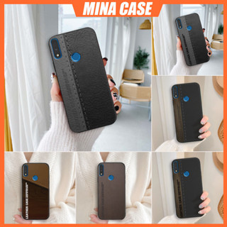 Ốp lưng Vsmart Star 3 4 5 / Joy 3 4 in hình họa tiết da vải, mạnh mẽ ,leather case