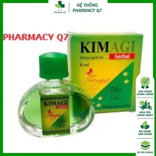 Dầu gió kim agi hương thơm dịu nhẹ thư giãn - chai 6ml dau gio kim / dau kim linh