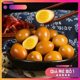Trứng Cút Ngâm Tương Xì Dầu Gói 3 Quả Đồ Ăn Vặt Trung Quốc