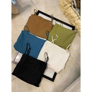 Đầm linen hai dây form suông basic THY DRESS [Mya house]