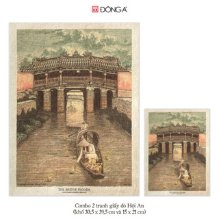Tranh giấy dó hội an - đông a - dab