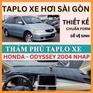 Thảm taplo xe Odyssey 2004, che nắng chống nắng da cacbon, vân gỗ, da lộn cao cấp xe odyssey 2004 nhap