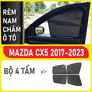 Rèm che nắng nam châm Xe Mazda Cx5 Bộ 4 tấm chắn nắng chuẩn form xe, nam châm hút mạnh