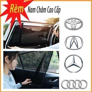 Rèm che nắng nam châm, rèm nam châm ô tô, chống nắng hiệu quả cho xe ô tô bộ 4 kính