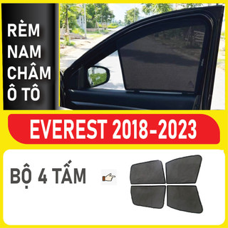 Rèm Che Nắng Nam Châm Xe Ford Everest Bộ 4 tấm chắn nắng chuẩn form xe, nam châm hút mạnh