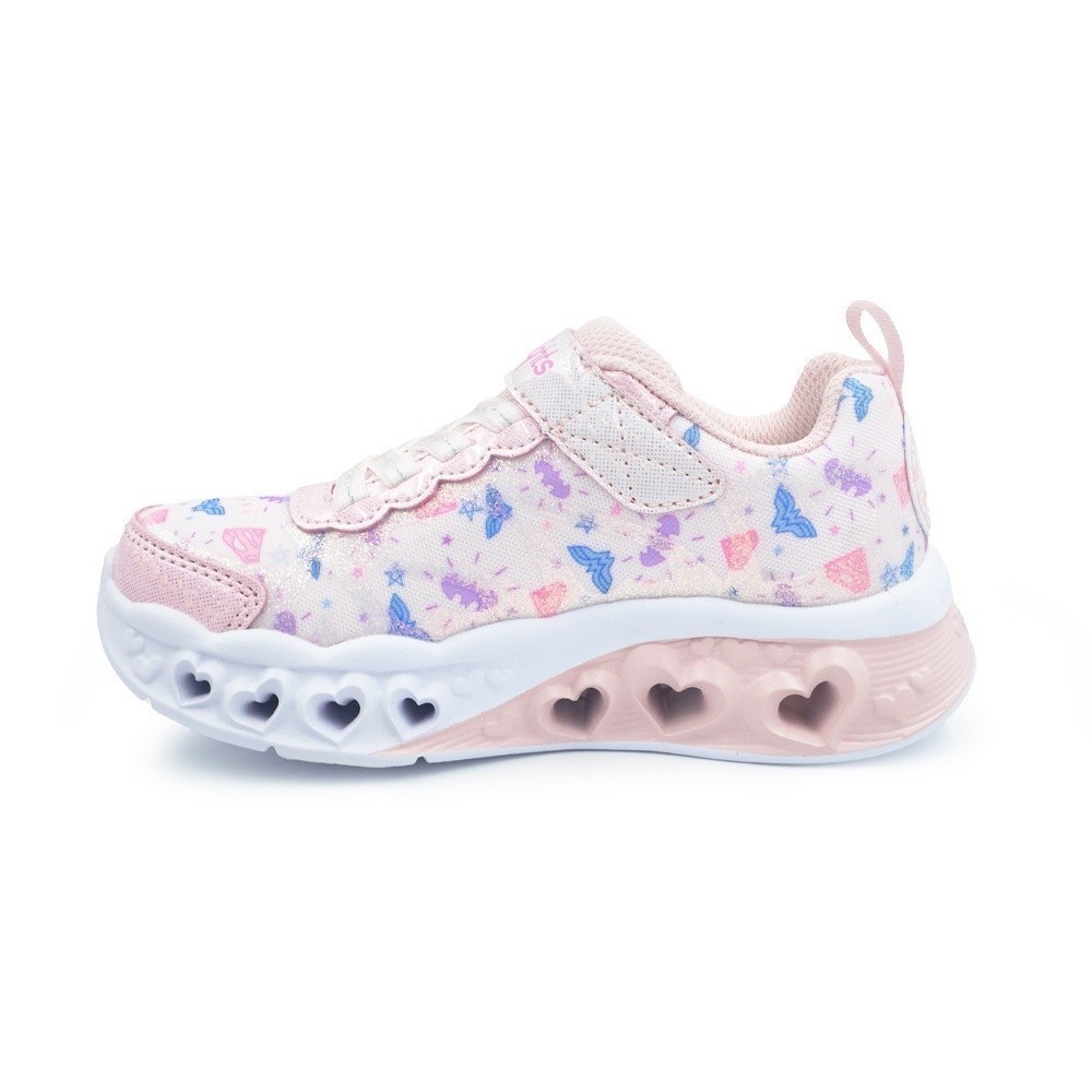 Skechers Bé Gái Giày Thể Thao Thường Ngày DC Collection Flutter Heart Lights - 319509L-PKMT