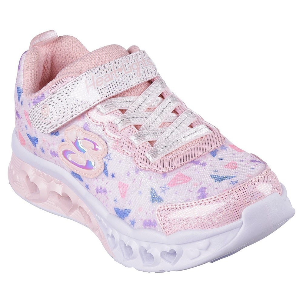 Skechers Bé Gái Giày Thể Thao Thường Ngày DC Collection Flutter Heart Lights - 319509L-PKMT