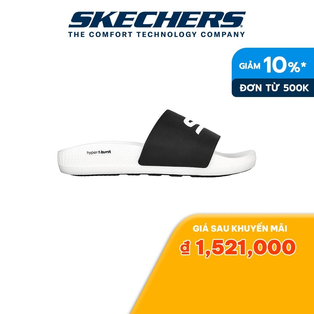 Skechers Nam Dép Quai Ngang Đi Bộ Giặt Máy Được, Đi Học, Đi Làm On-The-GO Hyper Slide Deriver Walking - 246020-BKW