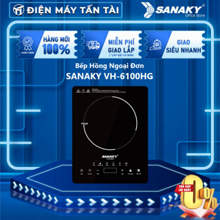 VH-6100HG - Bếp Hồng Ngoại Đơn Sanaky VH-6100HG - Nhỏ gọn thanh lịch, chức năng bảo vệ vượt trội, Khóa tre em