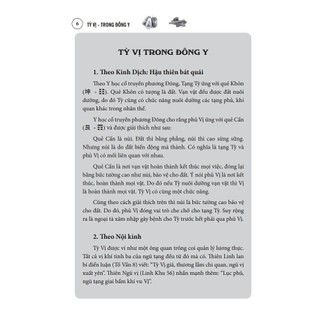 Sách - Tỳ Vị Trong Đông Y