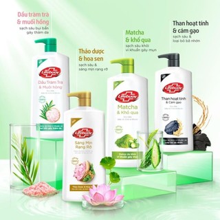   CHÍNH HÃNG   Sữa tắm Lifebuoy chai 800ml  Matcha khổ qua Muối hồng,Than hoạt tính,Sen hồng  thích hợp cho mọi loại da 