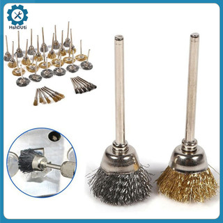 (HshDUti) Set 36 đầu cọ sợi kim loại chuyên dụng chất lượng cao cho máy đánh bóng