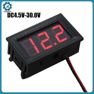 Đồng hồ đo điện áp volt kỹ thuật số led mini 0.56 inch dc 4.5v-30v