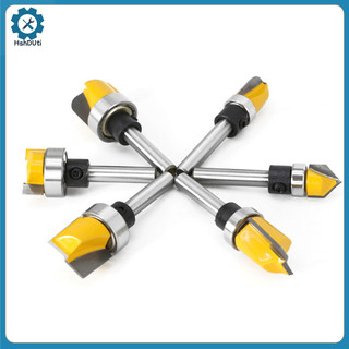 (HshDUti) Set 1 / 6 Mũi Phay Router 6mm Cắt Gỗ