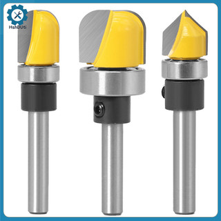 (HshDUti) Set 1 / 6 Mũi Phay Router 6mm Cắt Gỗ