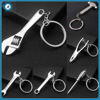 (HshDUti) Móc Khóa Hợp Kim Hình Dụng Cụ Cờ Lê Sáng Tạo