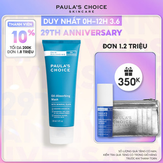 Mặt nạ giảm dầu Paula's Choice Skin Balancing Oil Absorbing Mask 118ml 2750