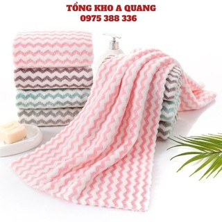 Khăn lau mặt cao cấp, khăn mặt cotton khăn mặt lông cừu siêu mềm 30x50cm - t531