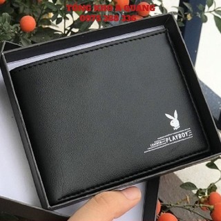 Ví nam hàng hiệu Playboy chất da đẹp thời trang cao cấp, Bóp ví da PU xịn nhiều ngăn đẳng cấp nam tính, Ví Nam Da Mềm
