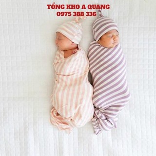 Chăn Quấn Chũn Ủ Kén  Mềm Mịn Bền Đẹp -- Không Giãn -- Sâu Giấc Ngủ Cho Bé Phát Triển Tốt hơn