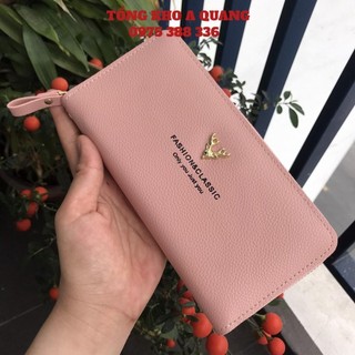 BÓP NỮ Dài - VÍ NỮ DÁNG DÀI , VÍ CẦM TAY CAO CẤP SANG TRỌNG NHIỀU NGĂN THỜI TRANG PHONG CÁCH HÀN QUỐC Freeship Toàn Quốc