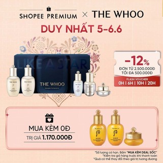 Bộ trải nghiệm tái sinh làn da phiên bản nâng cấp The Whoo Cheongidan Rejuvenating Pro-radiance Trial Set