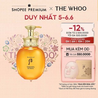 Sữa tắm thảo dược Đông y làm sạch và dưỡng ẩm tối ưu The history of Whoo WhooSpa OilShower220ml