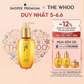 Dầu tẩy trang Đông y sạch sâu giữ ẩm The history of Whoo Gongjinhyang Cleansing Oil 200ml