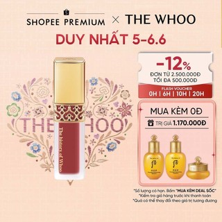 Son kem lỳ Đông y The History of Whoo Gongjinhyang Mi Velvet Lip Liquid 6g