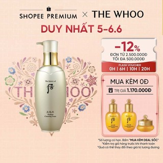 Sữa Rửa Mặt Tái Sinh Da Ngăn Ngừa Lão Hóa Whoo Cheongidan Radiant Cleansing Foam 200ml