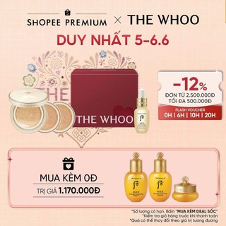 Phấn nước ngừa lão hóa Whoo Mi Luxury Golden Cushion Glow SPF50+/PA+++ 13g