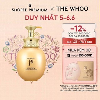 Sữa dưỡng thể Đông y mềm mượt da ngăn lão hóa The history of Whoo WhooSpa Moisturizer 220ml