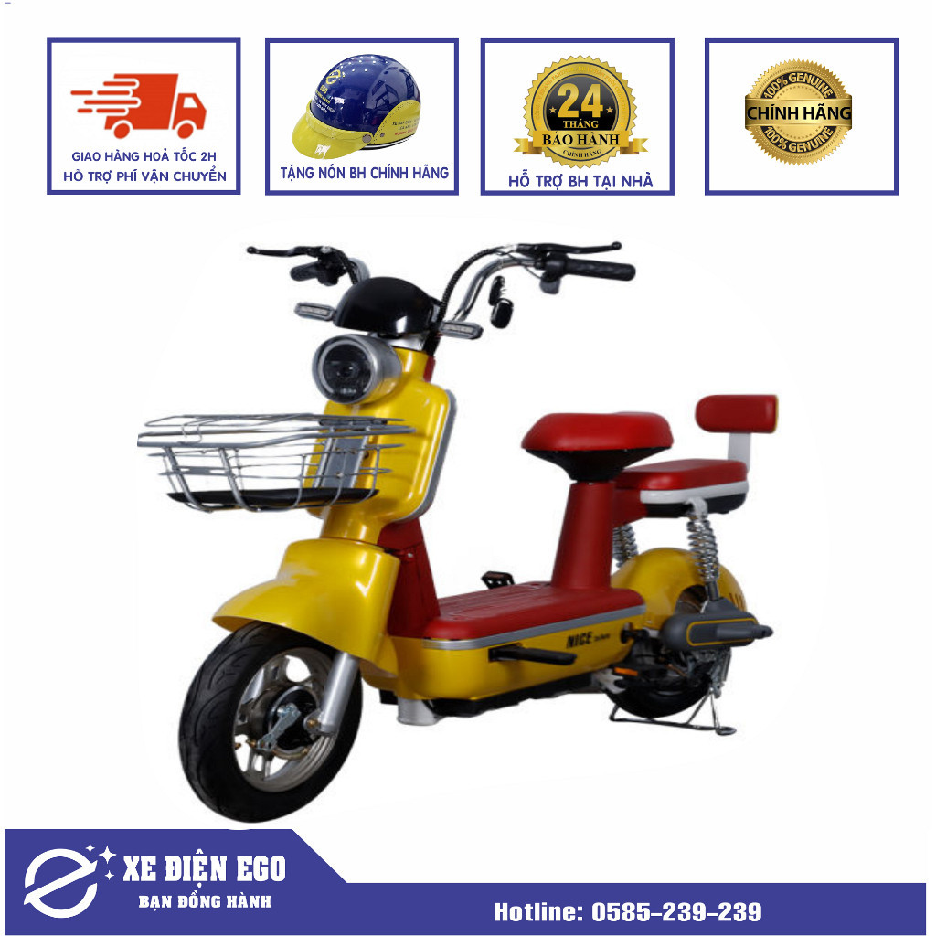 Xe đạp điện học sinh Nice i8 bản mới đầy đủ phụ kiện, bình điện, sạc điện Bảo hành 24 tháng | BigBuy360 - bigbuy360.vn