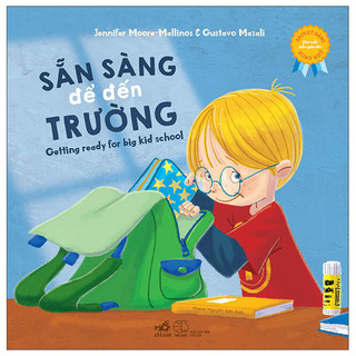 Sách - sách kỹ năng song ngữ - sẵn sàng để đến trường - nhã nam - bản quyền