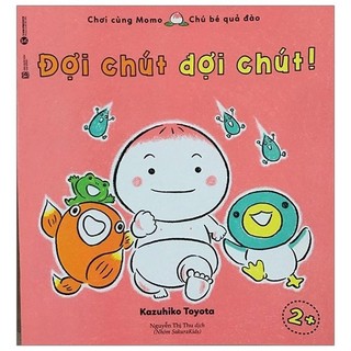 Sách - ehon chơi cùng momo - đợi chút đợi chút! - thái hà books - bản quyền