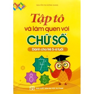 Sách - tập tô và làm quen với chữ số - minh long books - bản quyền