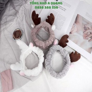 Băng Đô Sừng Hươu 3D Vải Nhung Mềm Mại (Có Thể Tự Lựa Chọn Màu) -- Giúp Nàng Trở Lên Xinh Hơn