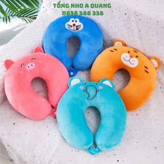 Gối Đỡ Cổ Nhiều Mẫu Đẹp Cực Kỳ Êm Ái - Gối Kê Cổ Văn Phòng Chữ U Có  Nút Cài - Chống Mỏi Vai Gáy