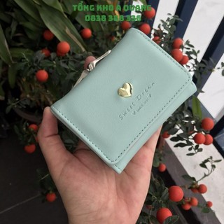 Ví Nữ Mini Cầm Tay- Ví Bóp Nữ Nhỏ Cute Đẹp Nhiều Ngăn, Phong Cách Sành Điệu Nhỏ Gọn Bỏ Túi Nhiều Ngăn Dễ Thương VT88866K