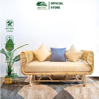 Ghế Sofa mây Nữ Hoàng HEALHOMES mây đan cao cấp, Ghế giường phòng khách thư giãn/ khách sạn