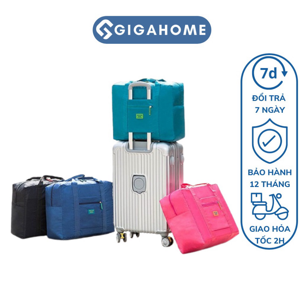 Túi Xách Du Lịch Thời Trang GIGAHOME Gắn Vali Tiện Dụng, Nhiều Ngăn Đựng Đồ 2877